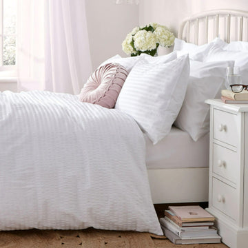 Laura Ashley Emma Seersucker Duvet Set | Taylors on the High Street